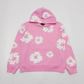 Pink Denim Tear Hoodie