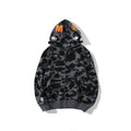 Black And Dark Grey Bape Hoodie