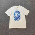 Blue And White Bape shirt