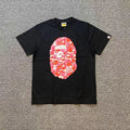 Black and Pink Bape Shirt